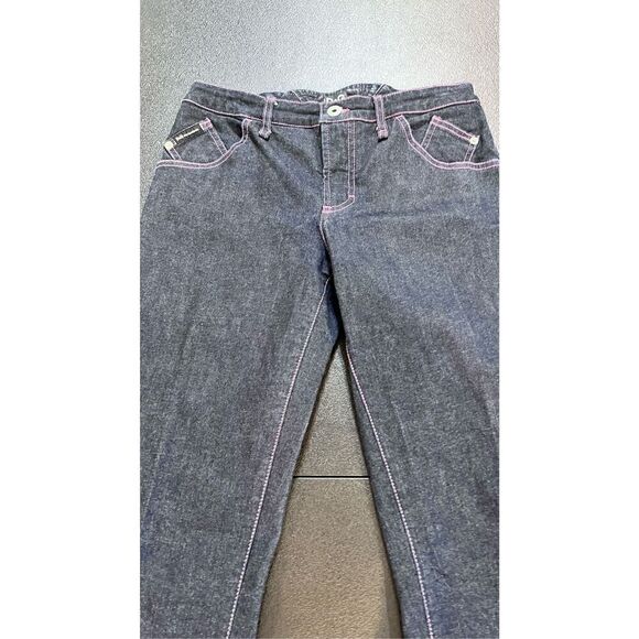 Dolce & Gabbana Women's Bootcut Jeans Casual Blue Denim Dark Wash Size 28x42 - Picture 3 of 15